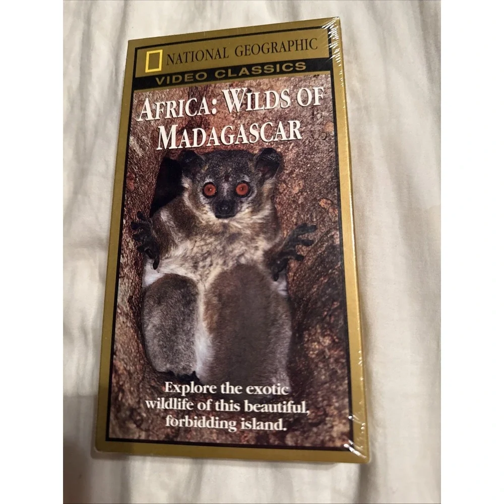 Africa Wild Of Madagascar National Geographic Video Classic Brand New Sealed VHS